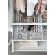 IKEA KOMPLEMENT Glass Shelf 75x58CM WHITE