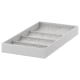 IKEA KOMPLEMENT Insert With 4 Compartments 25x53x5CM Light Grey