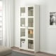 IKEA BRIMNES Glass-Door Cabinet 80x190cm White