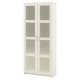 IKEA BRIMNES Glass-door Cabinet 80x190cm, White