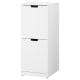 (Nordli Part)IKEA NORDLI Chest Of 2 Drawers 40x99CM WHITE