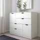 IKEA NORDLI Chest Of 6 Drawers 120x99CM WHITE