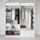 IKEA SKUBB Storage with 6 compartments, 35x45x125cm White