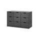 IKEA NORDLI Chest Of 9 Drawers 120x76 CM Anthracite