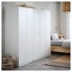 IKEA KLEPPSTAD Wardrobe with 3 Doors 117x176cm, White