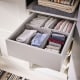 IKEA KOMPLEMENT Box 15 x 27 x 12 CM Light Grey / 2 pack