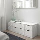 IKEA NORDLI Chest Of 8 Drawers, 160x54cm, White