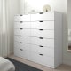 IKEA NORDLI Chest Of 12 Drawers 160x145cm, White