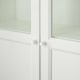 IKEA BILLY Bookcase with Panel/Glass Doors 80x30x202cm, White