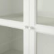 IKEA BILLY / OXBERG Bookcase With Panel/Glass Doors, 160x30x202 cm  White, Glass