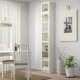 IKEA BILLY / OXBERG Bookcase With Glass Door, 40x30x237cm, White