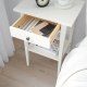 IKEA HEMNES Bedside Table 46x35cm, White Stain