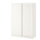 IKEA KLEPPSTAD Wardrobe with Sliding Doors 117x176cm, White