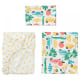 IKEA RORANDE 3-piece bedlinen set for cot, multicolour, 60x120 cm