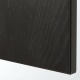 PAX Wardrobe, black-brown,  black-brown stained ash effect 150x60x236 cm