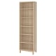 BESTA Cabinet Unit, White Stained Oak, 60x40x202 cm