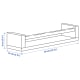 IKEA BEKVAM Spice Rack Aspen 40x10x9cm