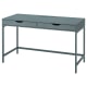 IKEA ALEX Desk, grey-turquoise, 132x58 cm