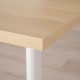 IKEA LAGKAPTEN / OLOV Desk white stained oak effect, white 120x60 cm