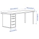 IKEA LAGKAPTEN/ALEX Desk 140x60cm, ADILS leg, White