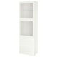 IKEA-BESTA Storage Combination w Glass Doors, WH 60x42x193 cm