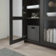 IKEA BRIMNES Glass-door cabinet 80x190cm Black