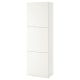 (Besta Part)IKEA BESTA Shelf Unit w Doors, WH 60x42x193 cm