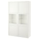 (Besta Part)IKEA BESTA Storage Combination w Glass Doors, WH 120x42x193 cm