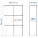 (Besta Part)IKEA BESTA Storage Combination w Glass Doors, WH 120x42x193 cm