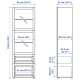 (Besta Part)IKEA BESTA Storage Combination with glass Doors, WH 60x42x193 cm