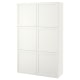 (Besta Part)IKEA BESTA Storage Combination w Doors, WH 120x42x193 cm