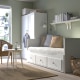 IKEA HEMNES Day-bed frame with 3 drawers 80x200cm White