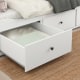 IKEA HEMNES Day-bed frame with 3 drawers 89x209cm White