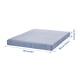 IKEA VADSO Sprung Mattress 150x200cm, Extra Firm, Light Blue