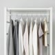 IKEA ELVARLI wardrobe combination, with a drawer, white 84x55x216 cm