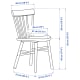 IKEA NORRARYD Chair, white