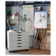 IKEA ALEX Drawer Unit on Castors 67x66cm, White