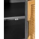 Kave Home Kyoko TV Stand, Black, Natural, 150x55x40 cm