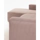 Kave Home Blok 4-Seat Modular Sofa with Left Chaise, Corduroy, Pink