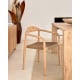 Kave Home Nina Dining Chair, Brown & Natural