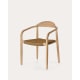 Kave Home NINA Dining Chair, Brown & Natural