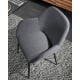 Kave Home Konna Dining Chair, Dark Grey, 59x83x55 cm, Set of 2