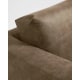 Kave Home Vinny 2 Seater Vegan Leather Sofa, Brown