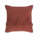 Kave Home PAULIN cushion cover, 45 x 45 cm, Maroon