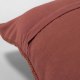 Kave Home Paulin cushion cover, 45 x 45 cm, Maroon