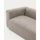 Kave Home BLOK 6-Seat Corner Sofa, Beige