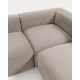 Kave Home Blok 6-Seat Corner Sofa, Beige