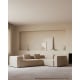 Kave Home Blok 4-Seat Corner Sofa, Corduroy, 320x230cm, Green