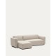 Kave Home Neom 3-Seat Modular Sofa with Chaise, Beige