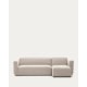 Kave Home Neom 3-Seat Modular Sofa with Chaise, Beige